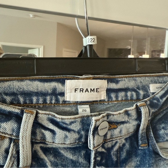 Frame Jeans Le High Straight Jeans Size 26 Color Blue - Picture 3 of 5